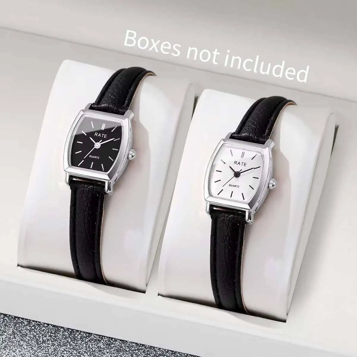 Women Accessories Gift Box - 2 adet/takım moda küçük kadranlı kadın
