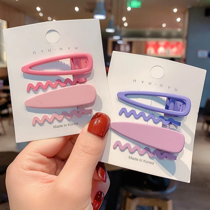 Women Accessories Store - 4 adet/takım Çocuk Tasarımcı Alaşım Saç