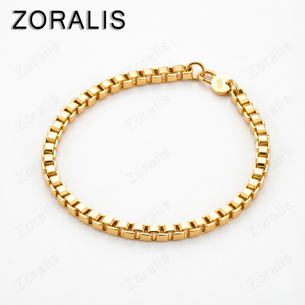 Women Accessories Gift Box - Zarif 18 K Altın 4mm Kutu