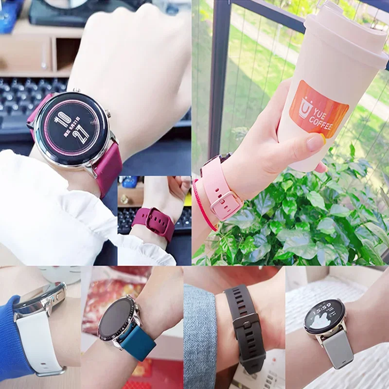 Amazfit GTS için silikon bant/ - Women'S Accessories New Balance incelemesi ve fiyatı