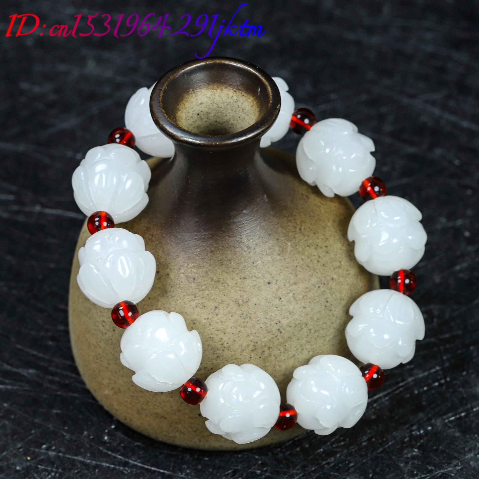 Beyaz Gerçek Yeşim Lotus Bilez - Women Accessories To Gift incelemesi ve fiyatı