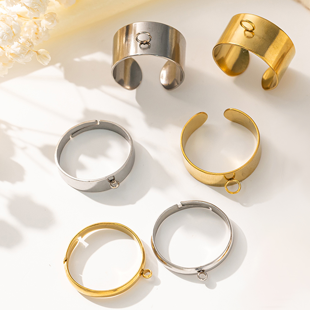 5 adet/grup Paslanmaz Çelik Al - Ring Set Adjustable incelemesi ve fiyatı