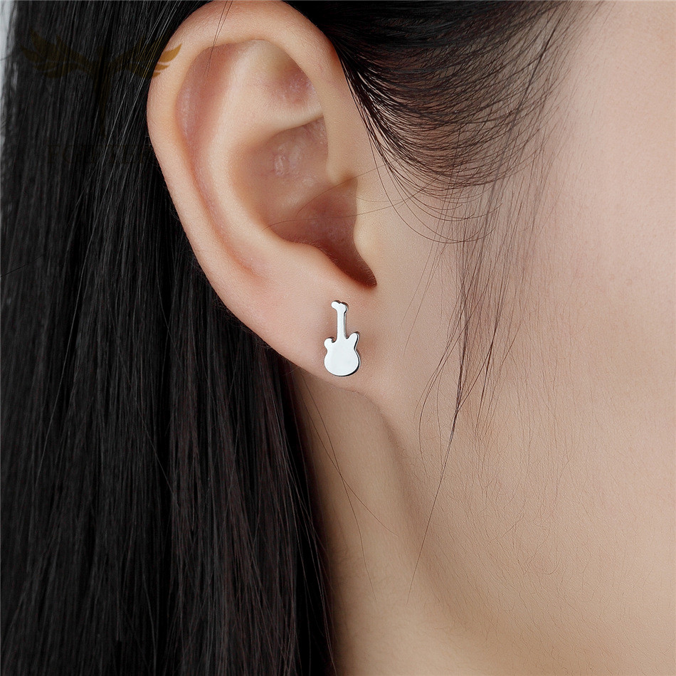 12 çift müzik gitar küpe adam  - Women Accessories Store incelemesi ve fiyatı