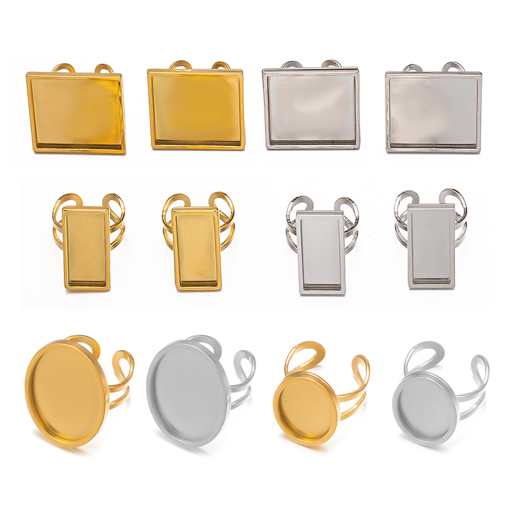 4 adet paslanmaz çelik kare Ov - Ring Set Adjustable incelemesi ve fiyatı
